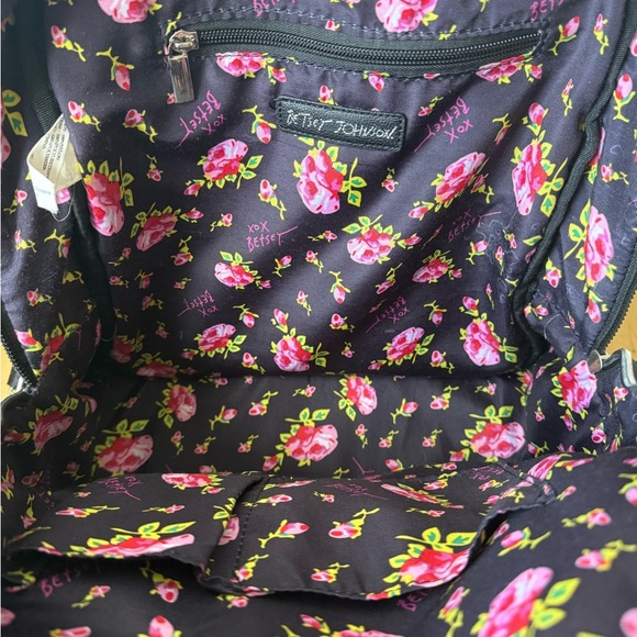 Betsey Johnson | Black & Pink Frenchie Backpack | Cute & Quirky - Picture 3 of 6